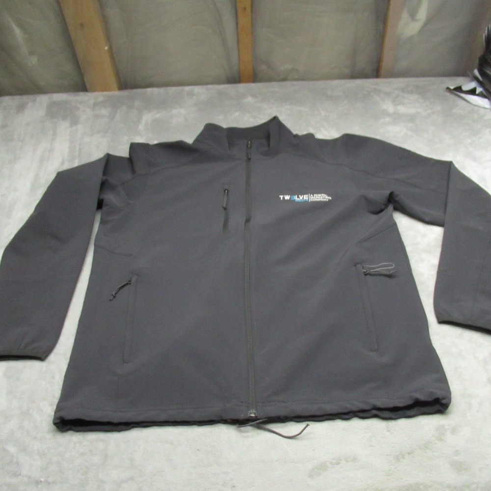 North Face Jacket Men Large Gray Tech Stretch Sof… - image 1